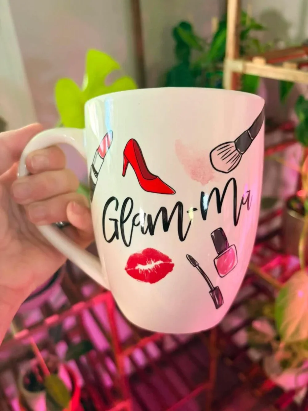 Eccolo Glam-Ma Grandma Ceramic Coffee Mug Makeup Beauty 2019